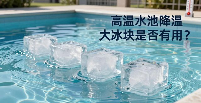 海口高温水池降温大冰块，到底管不管用？